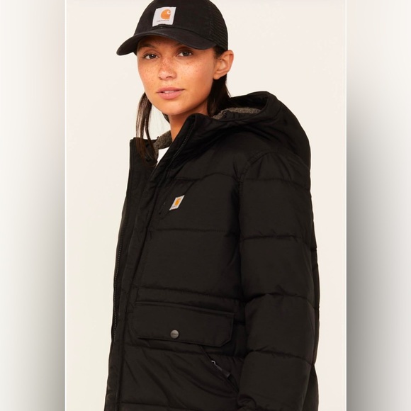 NWT Carhartt Women's Montana Sherpa Lined Puffer Jacket - Picture 3 of 6